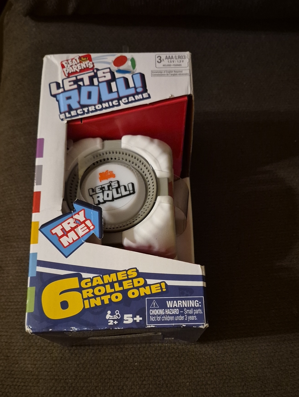 Spinmaster Let's Roll Electronic Game 6 Games Roll Into One 2+ 5+